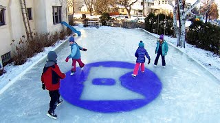 How to Build an Ice Rink  Minnesota Cold Part 22 [upl. by Channa]