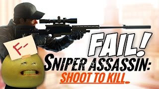 GRAPEFRUIT FAILS at SNIPER ASSASSIN 3D [upl. by Yentyrb]