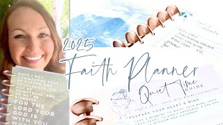 ✝️ 2025 Faith Planner Partial Set Up and Flip Through  Part 1  War Binder [upl. by Parry805]