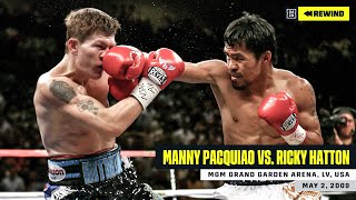 FULL FIGHT  Manny Pacquiao vs Ricky Hatton DAZN REWIND [upl. by Di71]