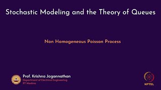 mod03lec18  Non Homogeneous Poisson Process [upl. by Nyrmak634]