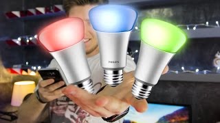 JAI REÇU DES LAMPES CONNECTÉES   Philips Hue White amp Color Ambiance E27 [upl. by Klump516]