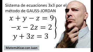 ▷ Сómo resolver un sistema de ecuaciones por el MÉTODO DE GAUSS JORDAN paso a paso [upl. by Isayg434]