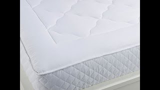 Concierge Collection Quilted Mattress Pad [upl. by Aelrac]