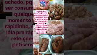 Linguiça para churrasco frita na frigideira ê dps congelada [upl. by Amron]