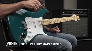 The SE Silver Sky Maple  Demo  PRS Guitars [upl. by Erdman]