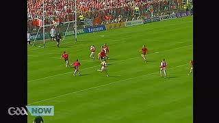 OISIN MCCONVILLE GOAL  ARMAGH V DOWN  1999 ULSTER FOOTBALL FINAL [upl. by Harding]