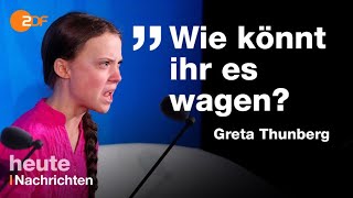 Greta Thunberg hält Wutrede bei UNSondergipfel zum Klima [upl. by Leeanne]