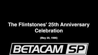 The Flintstones 25th Anniversary Celebration 1986 Betacam SP [upl. by Breger]