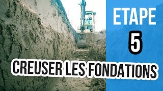 Comment creuser des fondations pour construire  Etape 5 [upl. by Ahtelra164]