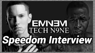 Eminem amp Tech N9ne discuss their collaboration on Speedom New song 2015 [upl. by Harmonia]