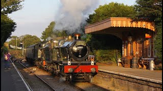 WSR GrangeManorHall Weekend withstunning evening service train2772024 [upl. by Judie]