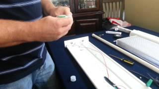 How to wire 4ft led lights [upl. by Merla]