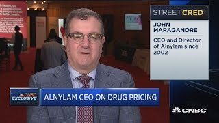 Alnylam CEO on drug prices Has to be some type of reward for innovator at the end [upl. by Gnort352]