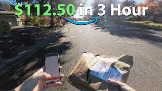 11250 in 3 Hour on Delivering Packages for Amazon Flex full shift [upl. by Ruggiero]