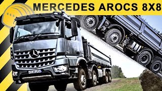 MercedesBenz Arocs Kipper 8x8 Offroad LKW Test im Steinbruch amp Vorstellung im Detail [upl. by Nerti]