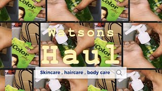 WATSONS HAUL skincare  ph 2023 [upl. by Nilyak]