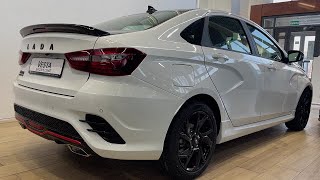 2023 LADA VESTA SPORTLINE BLACK Обзор интерьер экстерьер двигатель [upl. by Atilemrac336]