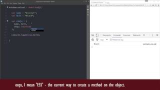 JavaScript ES6 Tutorial 8  Object Literal Enhancements [upl. by Rubetta488]