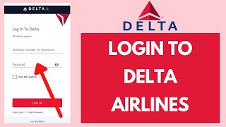 Delta Airlines Login  How to Sign in to Dlnet Deltacom Account 2023 [upl. by Noyek636]