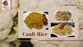 3 Simple Quickfix Caulirice dishes Must Try 👌 Perfect Replacement for Rice🍚 [upl. by Htebazil]