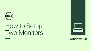 How to Connect Two Monitors to One Computer DELL Official Dell Tech Support [upl. by Spevek]