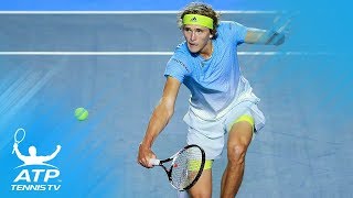 Zverev hits amazing winner after epic rally  Acapulco 2018 [upl. by Tuchman]