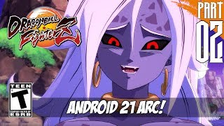 【Dragon Ball FighterZ】Android 21 Arc Story Mode Gameplay Walkthrough part 2 PC  HD [upl. by Ulick]