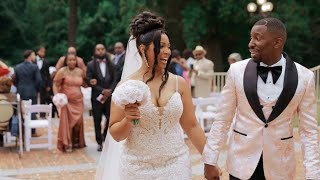 The Monroe Wedding Film I Myia amp Denzel I Newton white mansion [upl. by Nonnac]