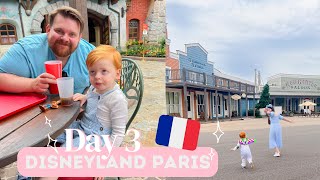 DISNEYLAND PARIS 2023 VLOG Day Three Plaza Garden Character Breakfast amp First Time Crushes Coaster [upl. by Aguie]