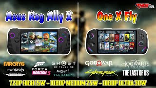 OneXFly vs Asus Rog Ally X [upl. by Dietsche37]