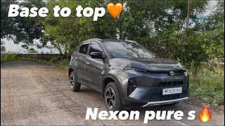 Nexon pure s modified to Top model Top 10 must have accesories for your nexon✅ [upl. by Georgina]