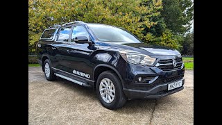 2021 Ssangyong Musso Saracen Rhino Long Bed Double Cab Pick Up For Sale  Chandlers Horncastle Lincs [upl. by Fredek]