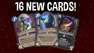 Hearthstone  16 NEW CARDS Revealed Deadmines Mini set Announced [upl. by Ibocaj]