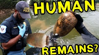 Found Human Remains Underwater in River Police Called [upl. by Edrahs]