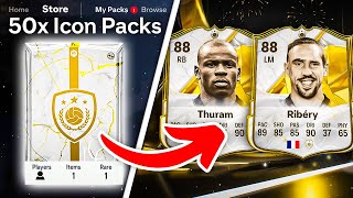 50x MAX 88 ICON PACKS 🤯 FC 25 Ultimate Team [upl. by Anonyw]