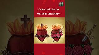 Prayer  Sacred Heart of Jesus amp Immaculate Heart of Mary sacredheartofjesusimmaculateheartofmary [upl. by Anaiuq455]