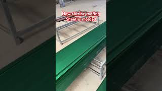 How aluzinc roofing sheet is molded construction youtubeshorts engineerfrimpong [upl. by Notlrac813]