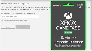 CÓMO CANJEAR TARJETA DE GAME PASS ULTIMATE EN PC Y CELULAR [upl. by Wallie]