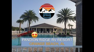 Campground review of the Pandion Ridge RV Resort in Orange Beach Alabama [upl. by Thorma]