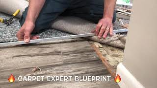 🔥 Secret Trick To Carpet Transition Strips 🔥 [upl. by Alten294]