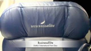 Deltas International First Class BusinessElite JFKZRH Trip Report [upl. by Assirec]