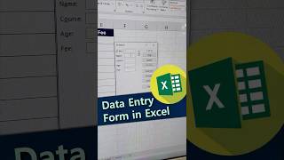 💥😎 Data Entry Form in Excel 🔥 Excel Time Saving Tricks ytshorts ytviral shorts excel computer [upl. by Francine]