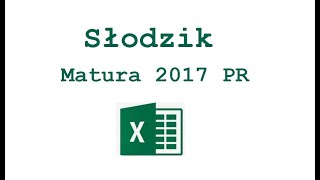 Zadanie Słodzik Matura z informatyki 2017 poziom rozszerzony [upl. by Januisz]