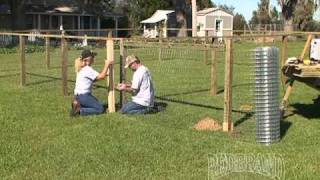 Dog Kennel Fence Installation Part 2 of 2 [upl. by Eniledam189]