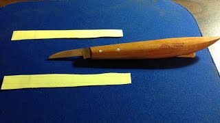 How to sharpen your carving knives to Razor Sharp [upl. by Lukin]