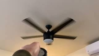 52quot Home Decorators Collection Merwry Ceiling Fan [upl. by Nrubloc]