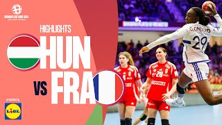 Hungary 🆚 France  Highlights  Women’s EHF EURO 2024 [upl. by Kaitlyn]