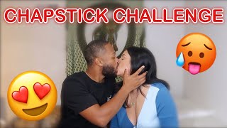 COUPLES CHAPSTICK CHALLENGE GETS SPICY [upl. by Dehnel]