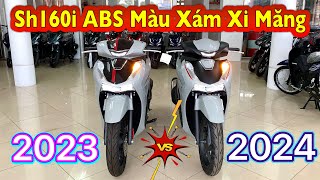 So sánh nhanh amp Báo giá Sh160i Phiên bản thể thao ABS Màu xám đen xám xi măng  Có bán trả góp [upl. by Enaillil687]